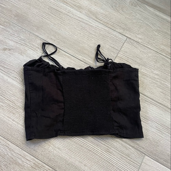 Brandy Melville | John Galt Tie Tank Top Size S - Picture 2 of 2